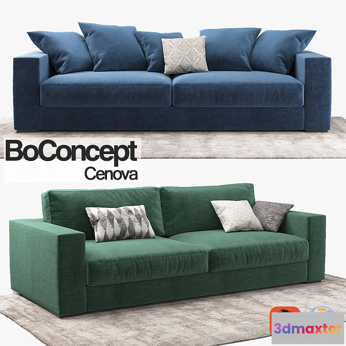 1291307 - BoConcept Cenova GE52 (DE52) 3D Max