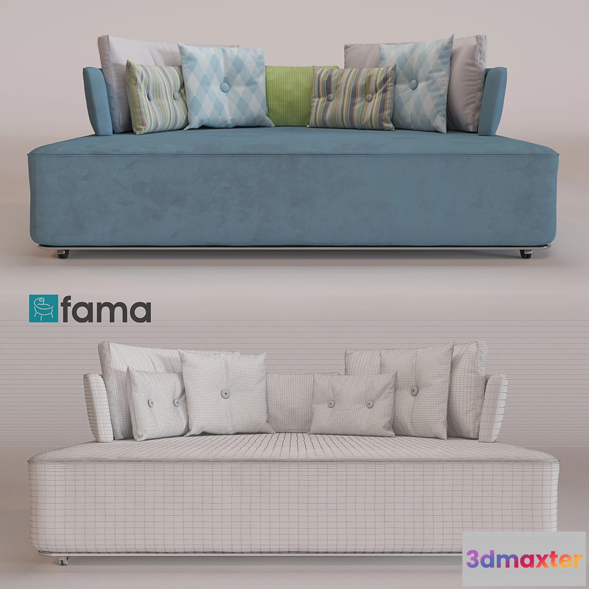 1292127 - Sofa MyCube by Fama 3D Max