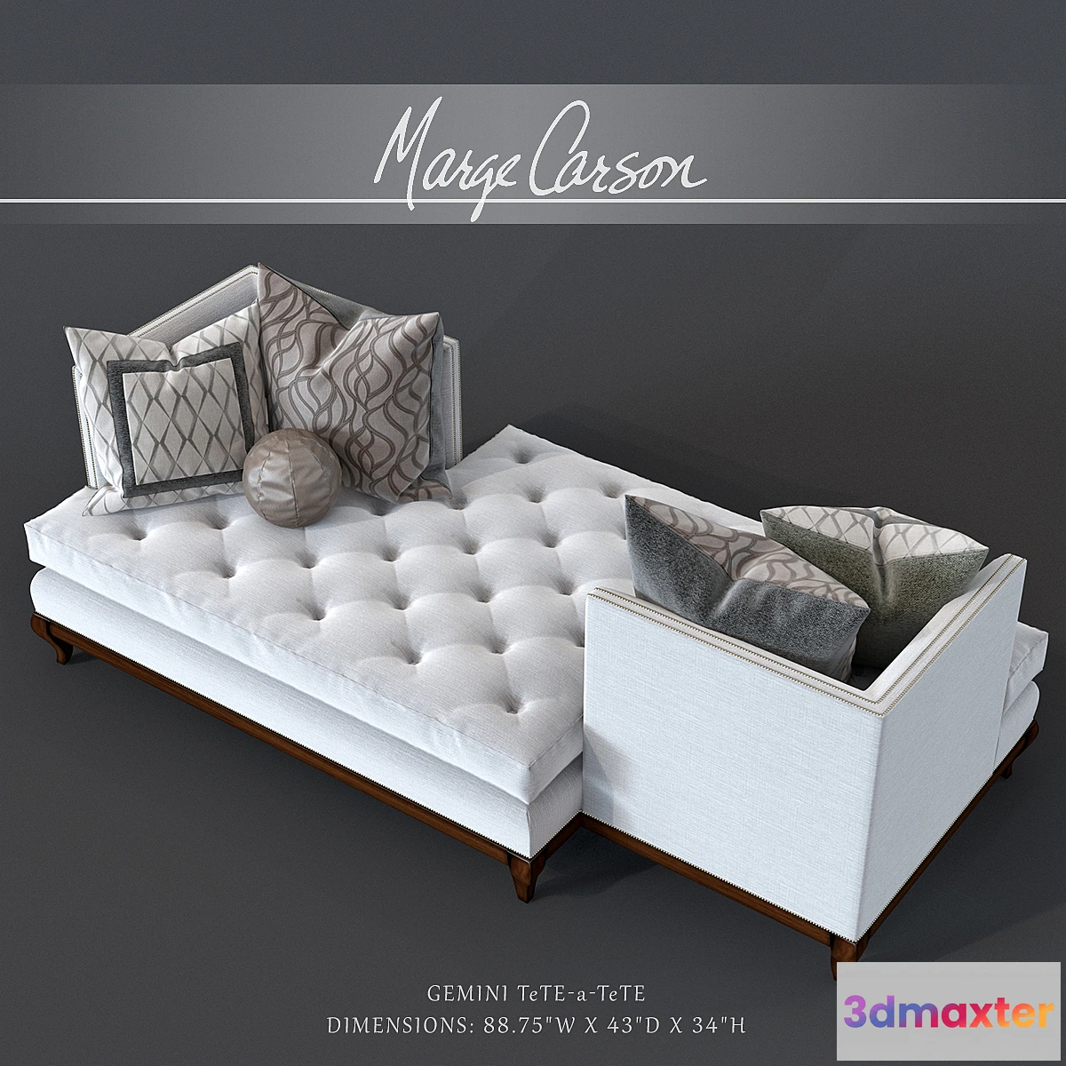 1292149 - Marge Carson_Gemini Tete-a-Tete 3D Max