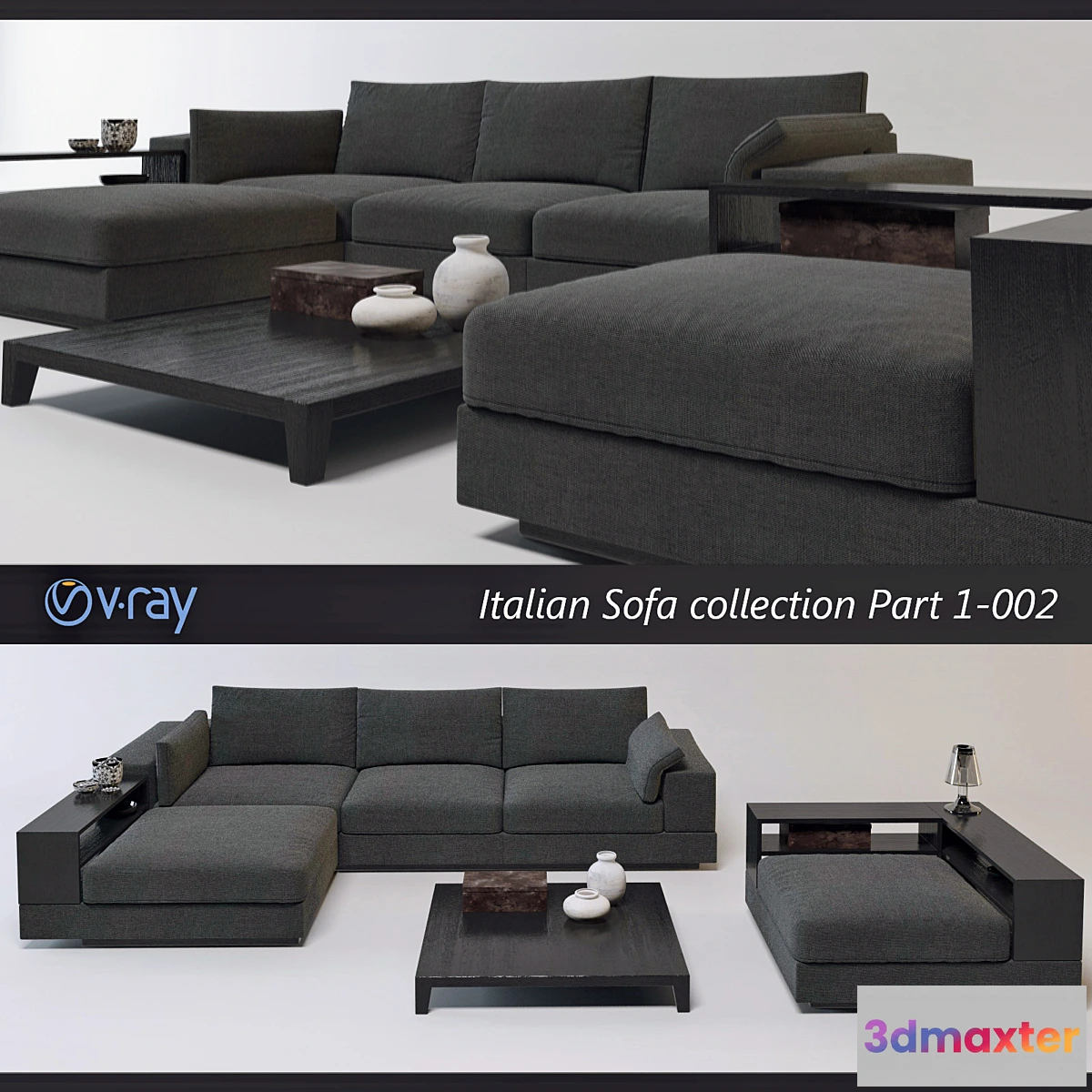 1292151 - Italian Sofa Collection Part1-002 3D Max
