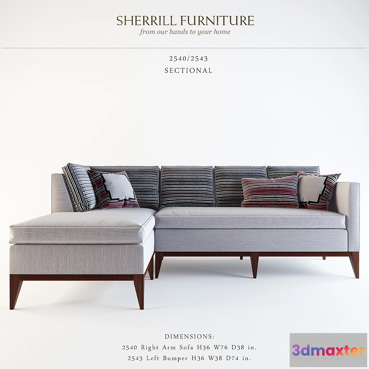 1292159 - Sherrill Furniture Company_2540-2543 3D Max