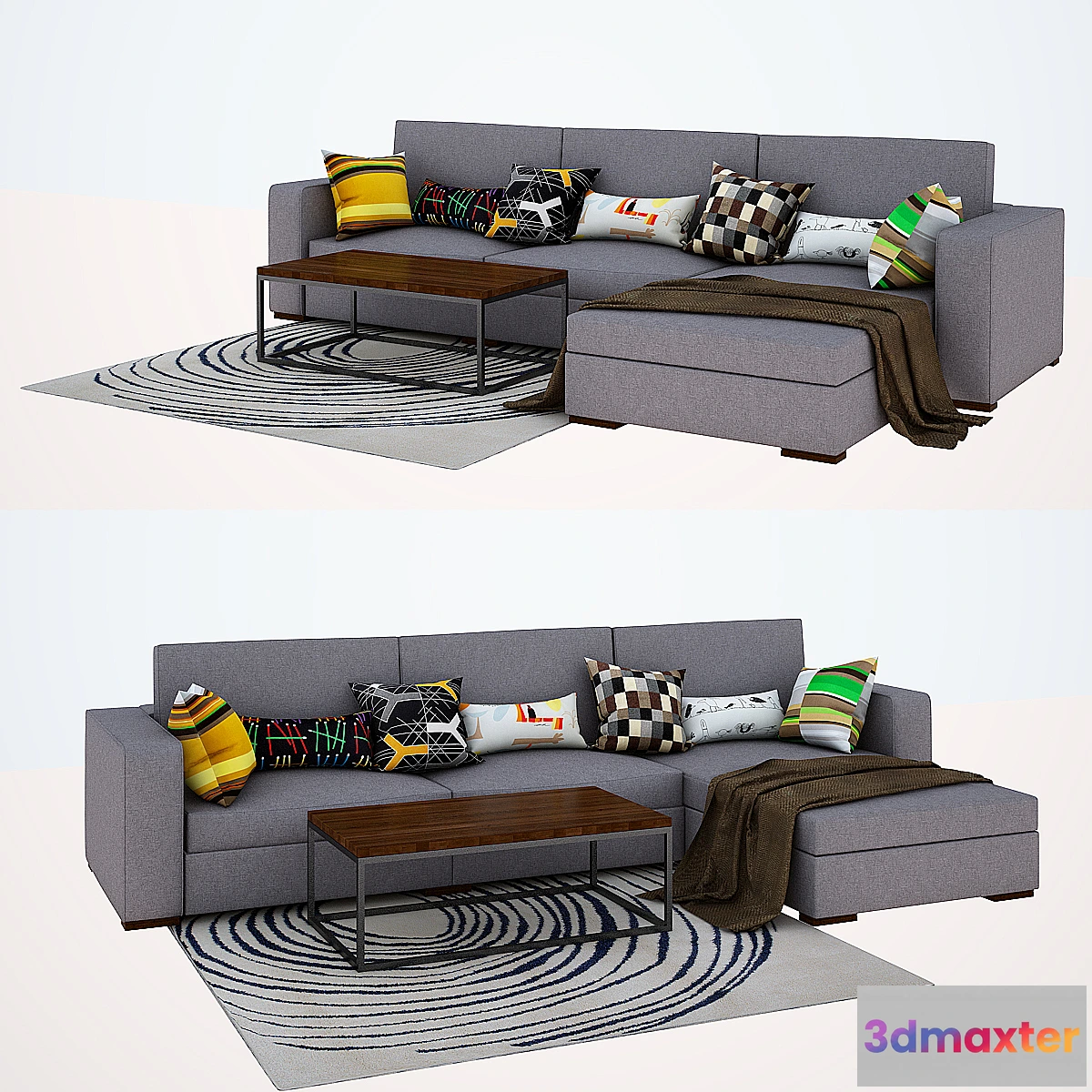 1292181 - sofa corner 3D Max