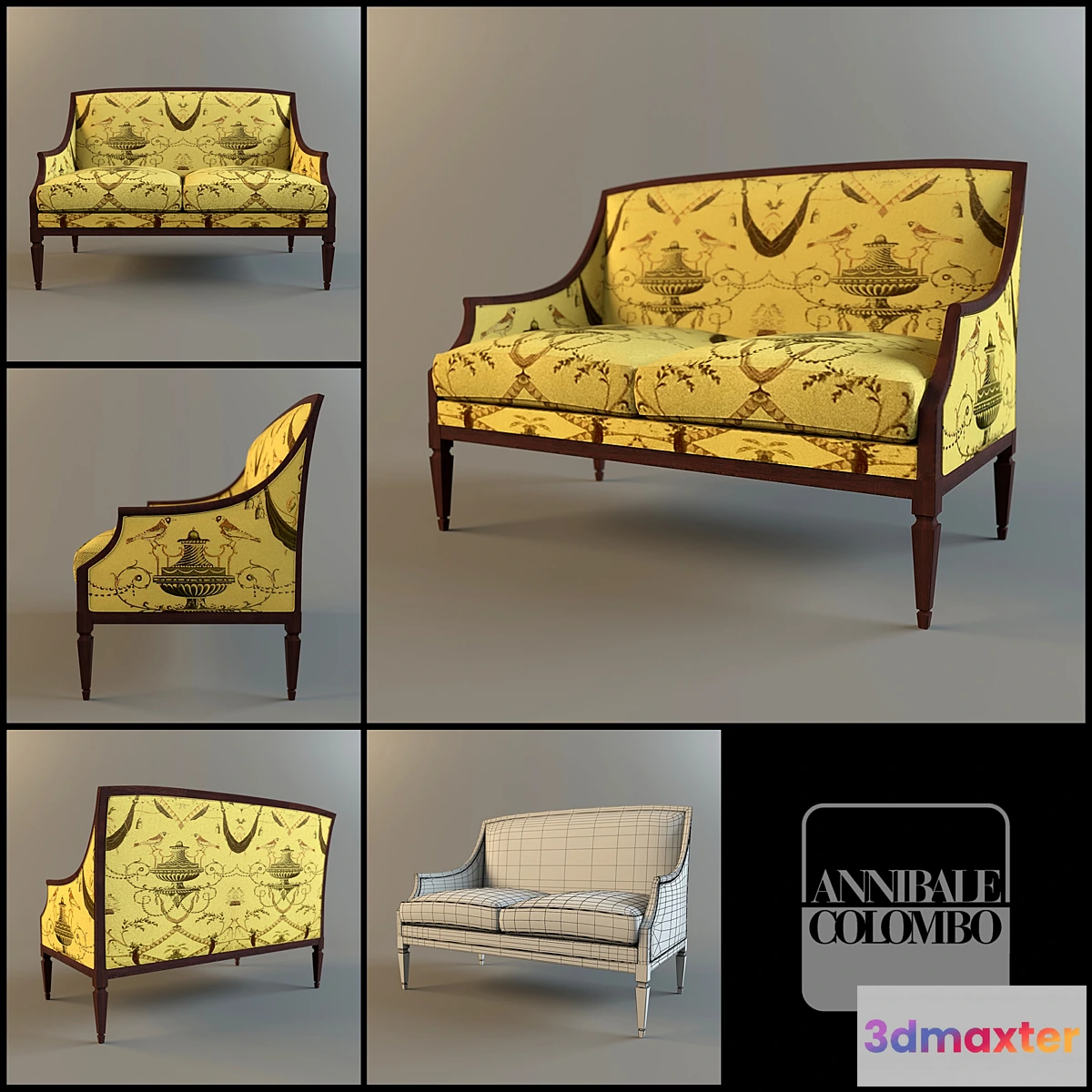1292189 - Annibale_Colombo (Time) _A_1087-2Seater_sofa 3D Max