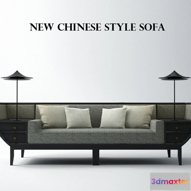 1292193 - new chinesestyle sofa 3D Max