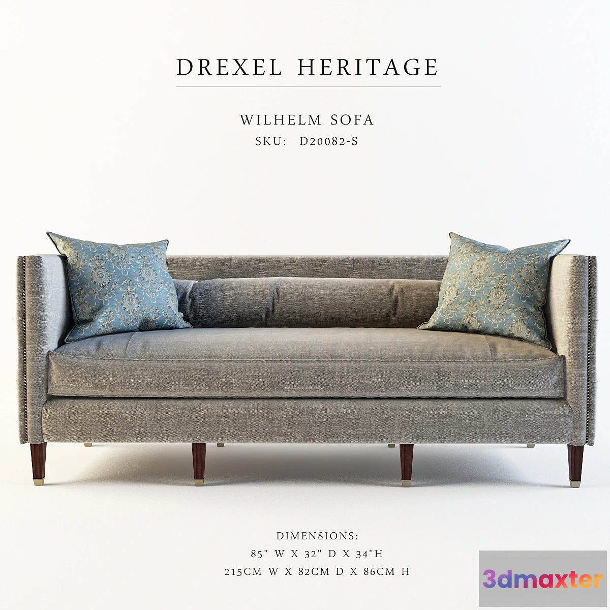 1292215 - Drexel Heritage_Wilhelm Sofa 3D Max