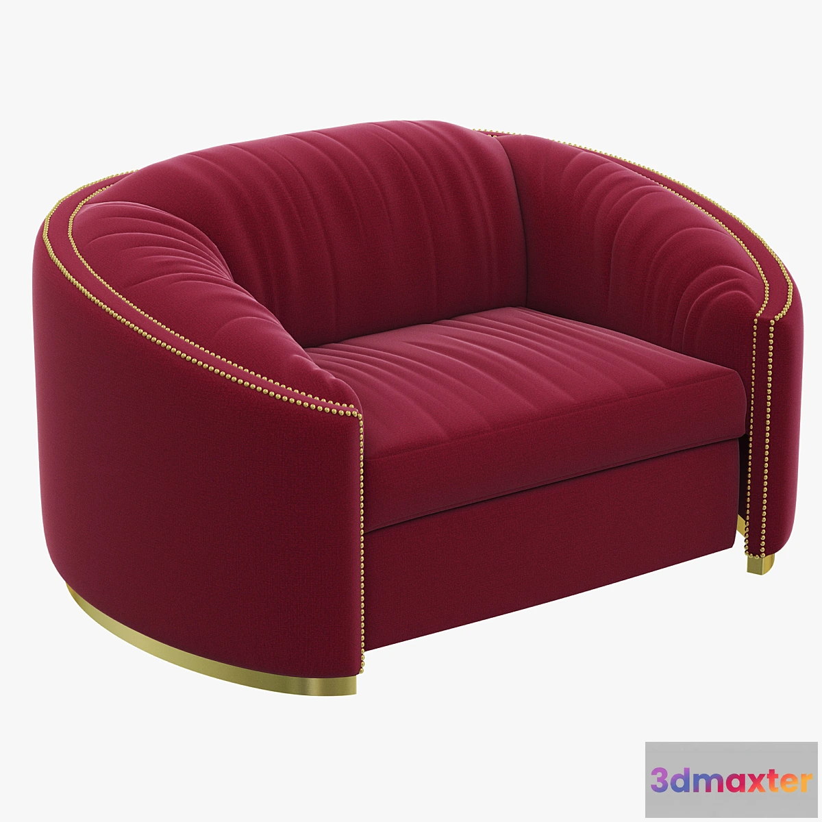 1292872 - Brabbu Wales Single Sofa 3D Max