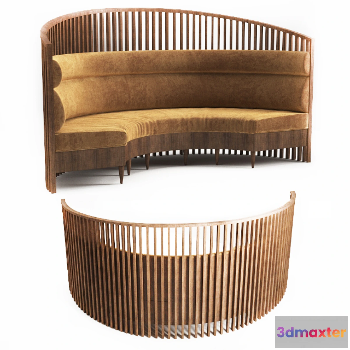 1294074 - Sofa for restaurant-2 - No.2 3D Max