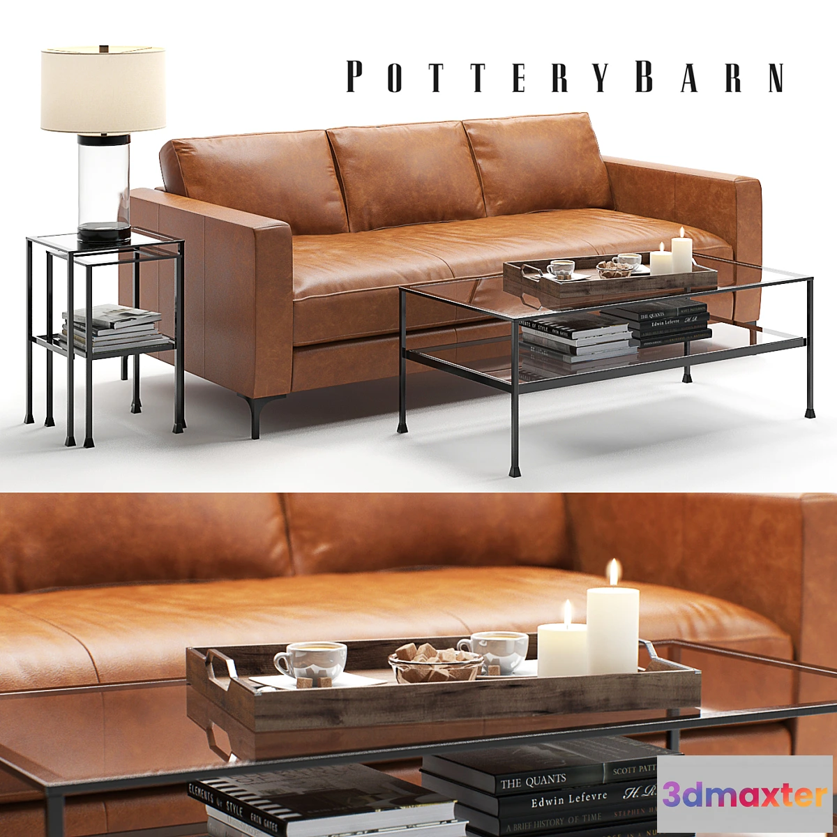 1294941 - Pottery Barn Jake set 4 3D Max