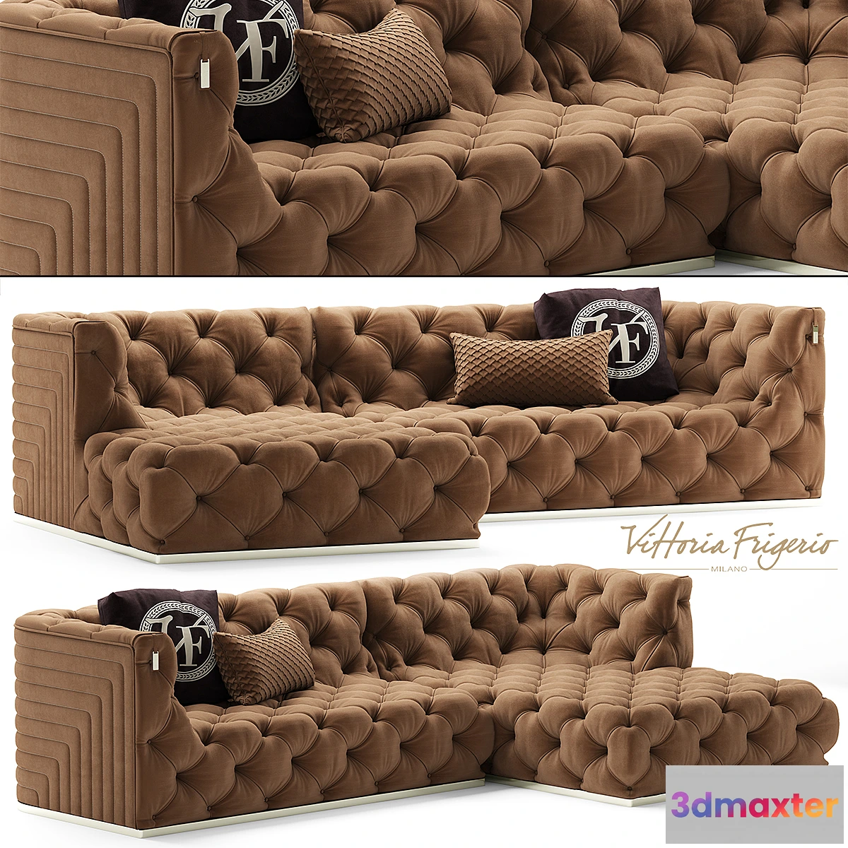 1295802 - Sofa vittoriafrigerio Caracciolo 3D Max