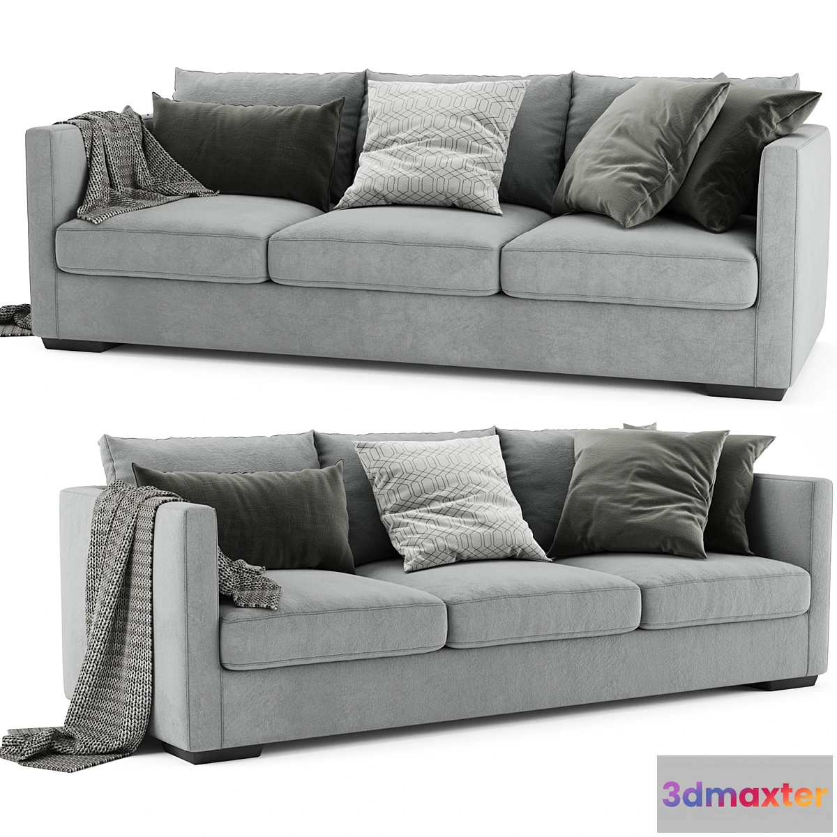 1296344 - Meridiani Belmon Sofa 3D Max