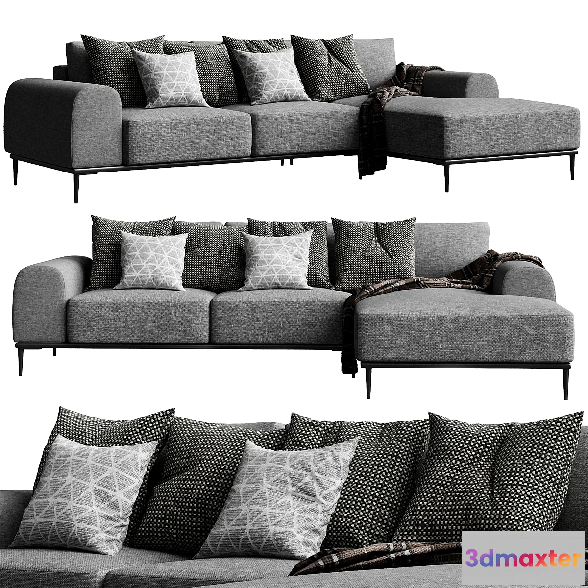 1296774 - Corner sofa oslo 3D Max