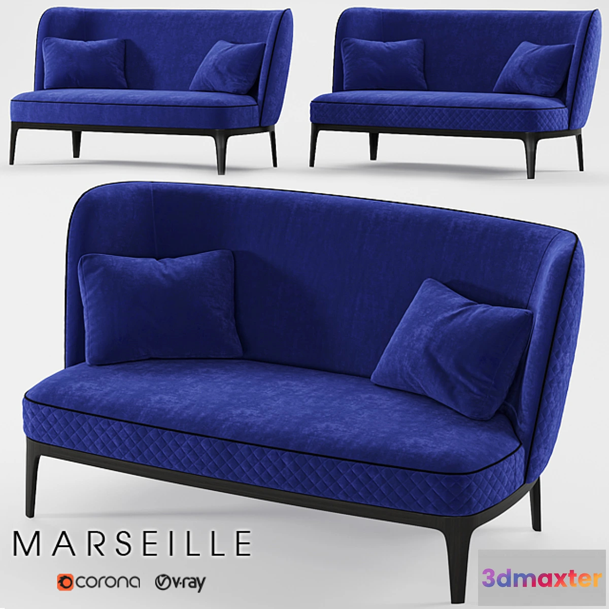 1297141 - Sofa Marseille 3D Max