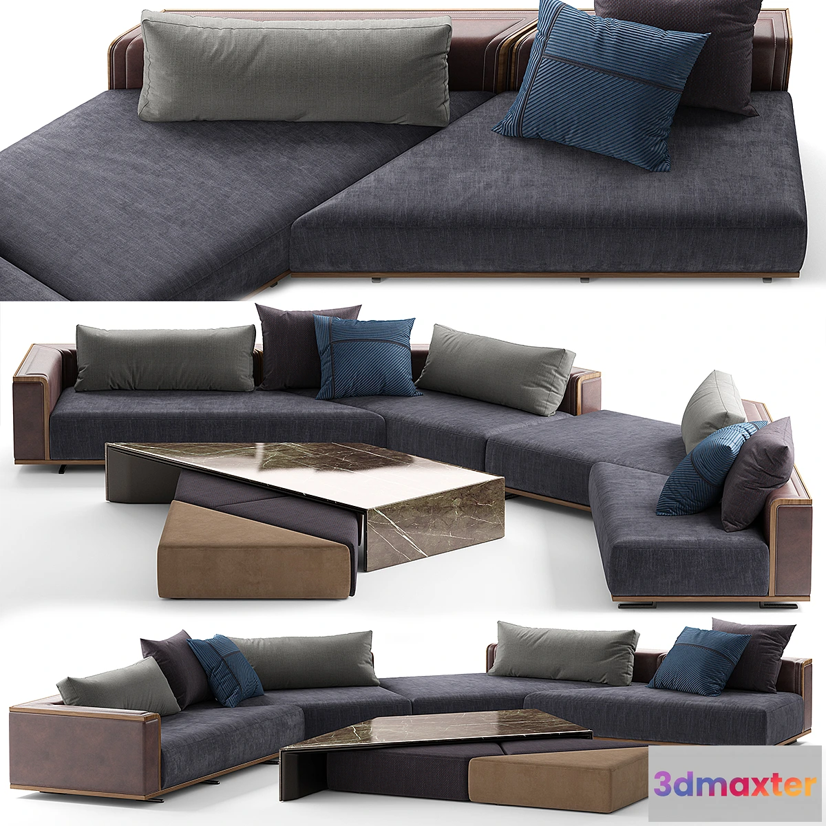 1297219 - Visionnaire CONVENTION Sofa 3D Max