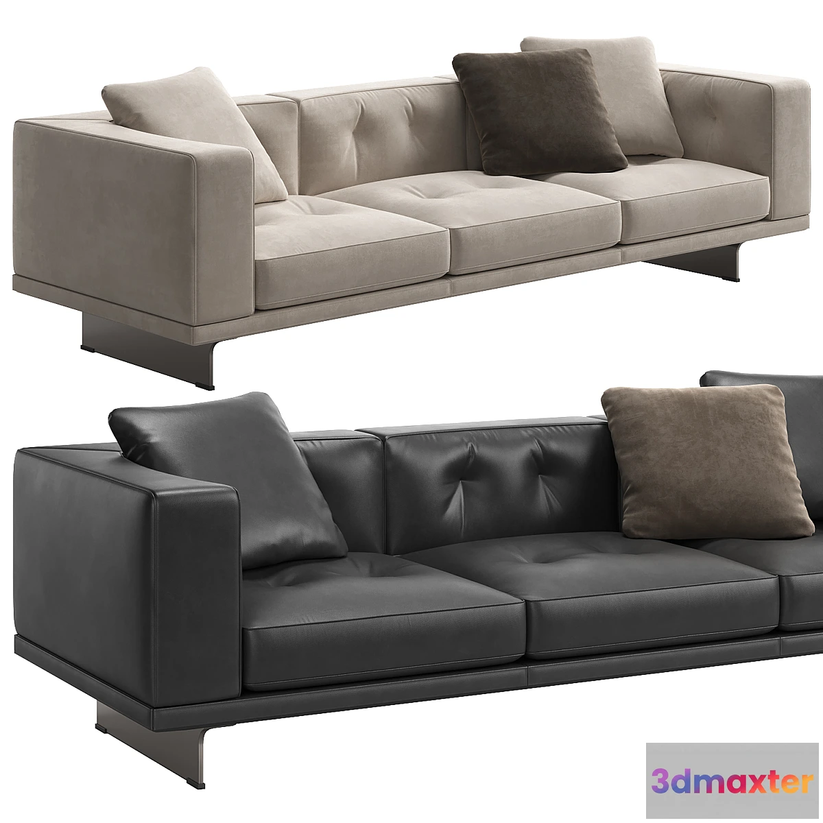 1297231 - Sofa Dylan Small by Minotti - No.2 3D Max