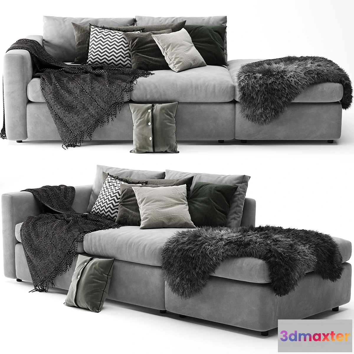 1297467 - Ikea Vimle Sofa - Scandinavian Set 3D Max