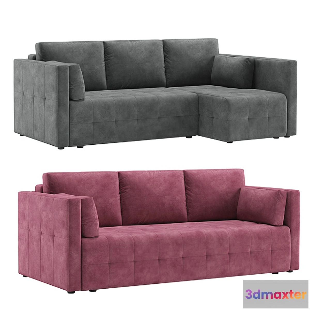 1298048 - Pufetto Sofia 3D Max