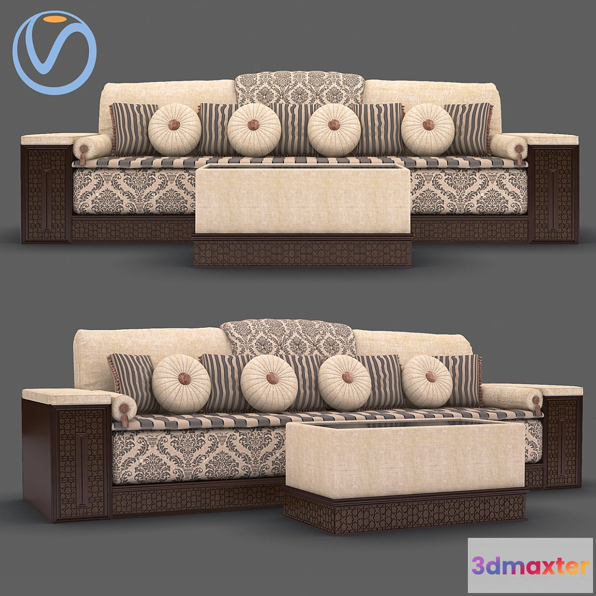 1298086 - Arabic Majlis Sofa 3D Max