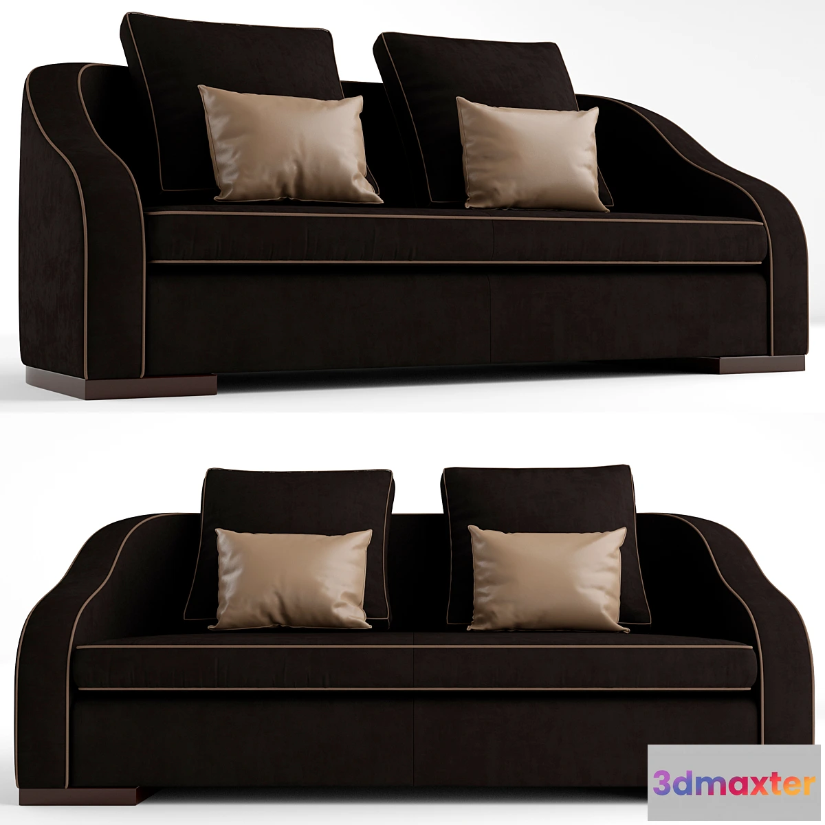 1298212 - Galimberti Nino Edmond 2-seater sofa 3D Max