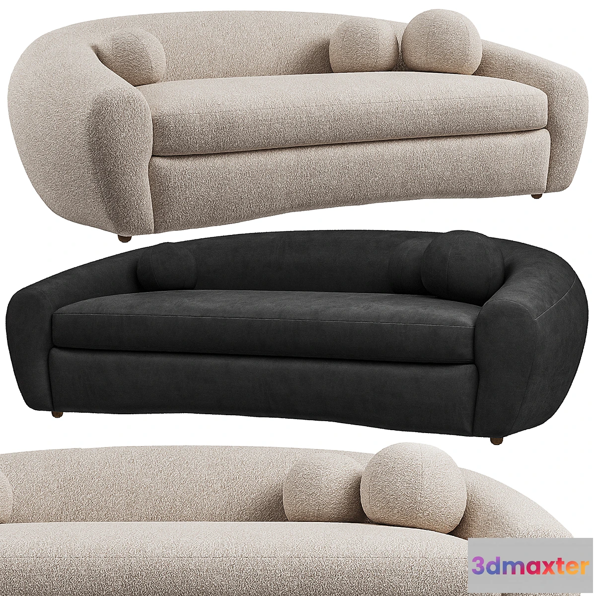 1298279 - RH - SYLVAIN (Sofa) - No.2 3D Max
