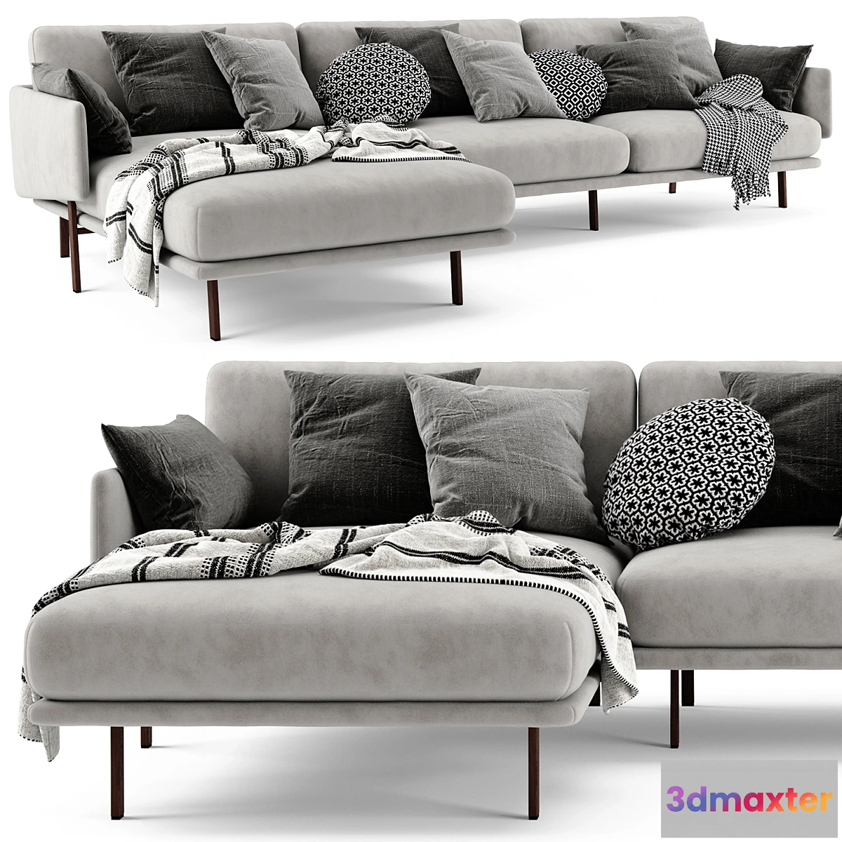 1299094 - Bonaldo Structure Chaise Longue Sofa 3D Max