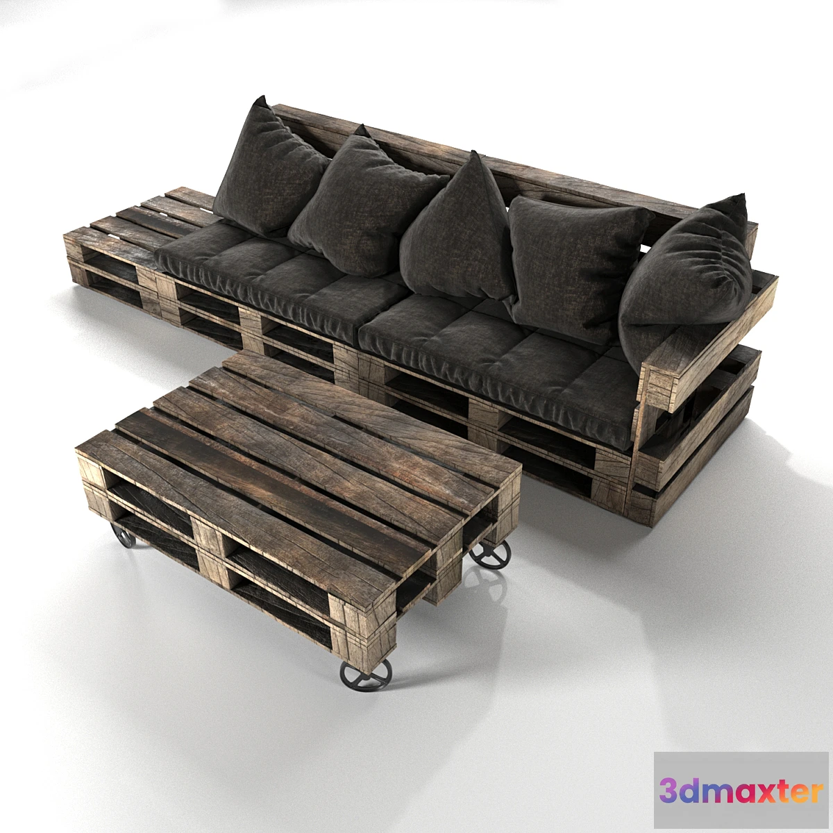 1299118 - Sofa and table LOFT 3D Max