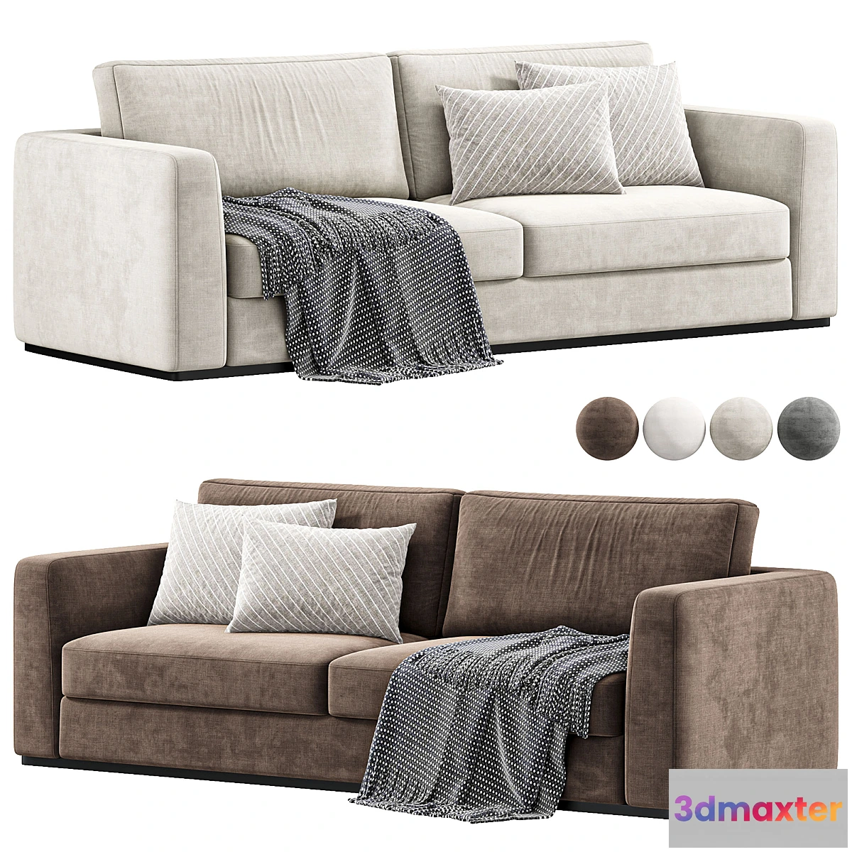 1299181 - Hamilton Sofa By Castlery 3D Max