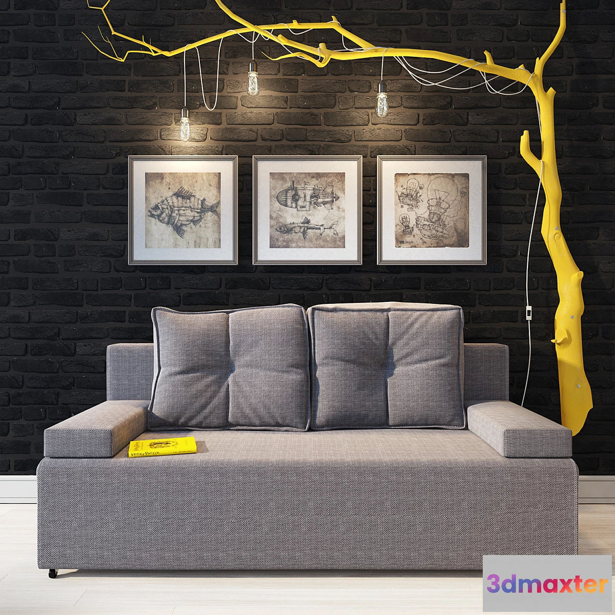 1299320 - Hoff sofa Lisbon 3D Max