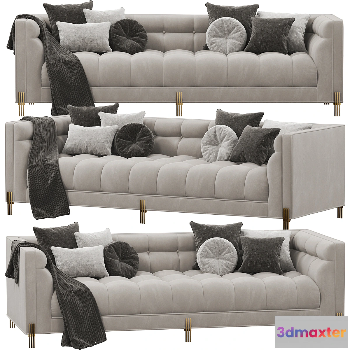 1299414 - Sofa Eichholtz SIENNA 3D Max