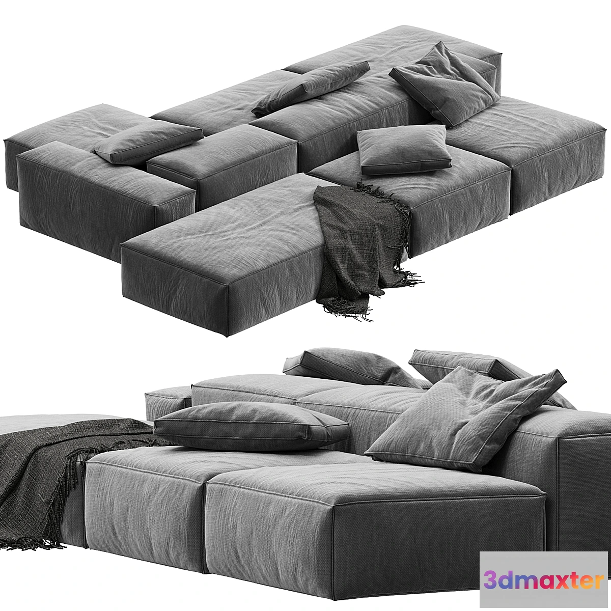 1299516 - Tuo Divano Fredo Modular Sofa 3D Max