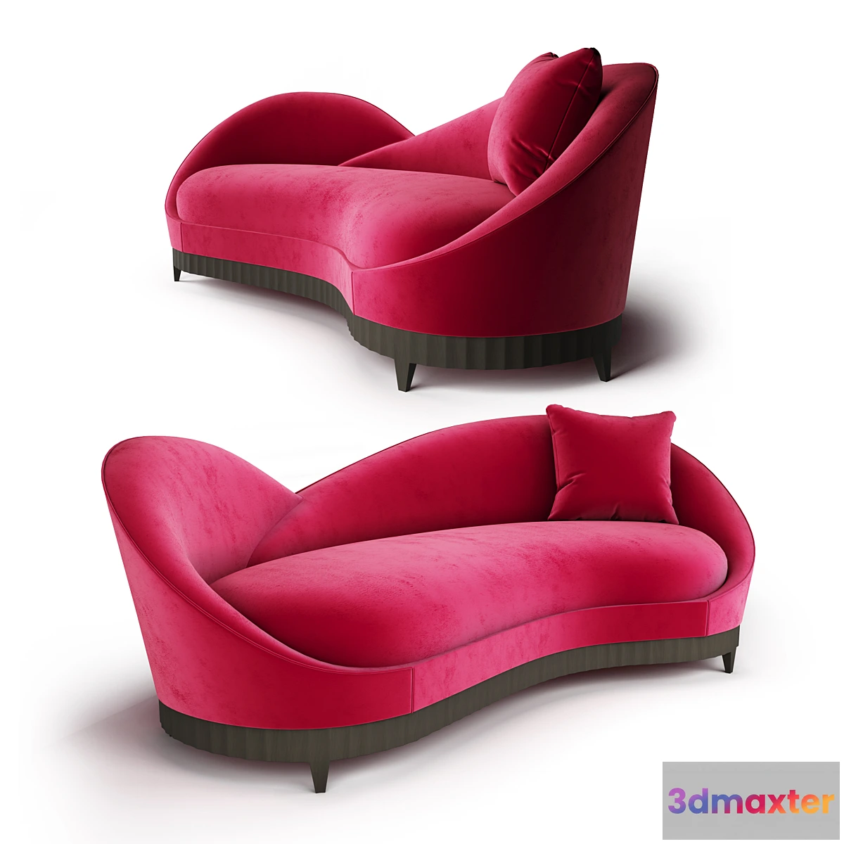 1299640 - Courbe sofa by Christopher Guy 3D Max