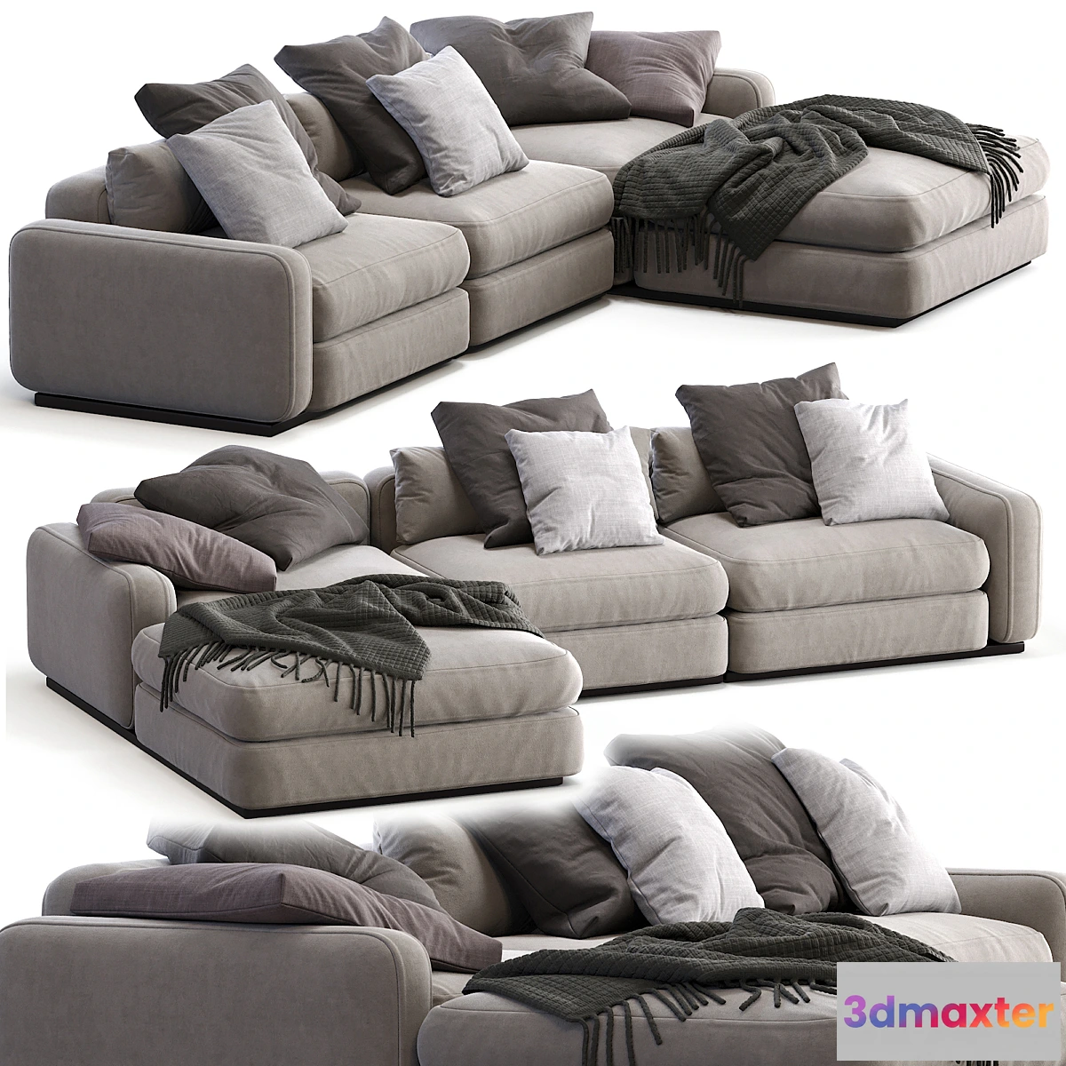 1299718 - Flexform Sofa Beauty - No.2 3D Max
