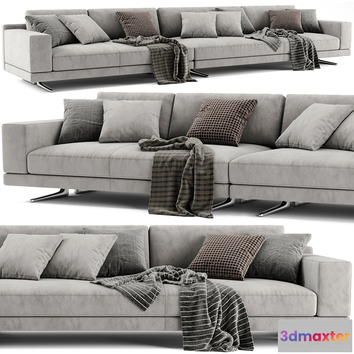 1299721 - Poliform Mondrian Sofa Composition 01 3D Max
