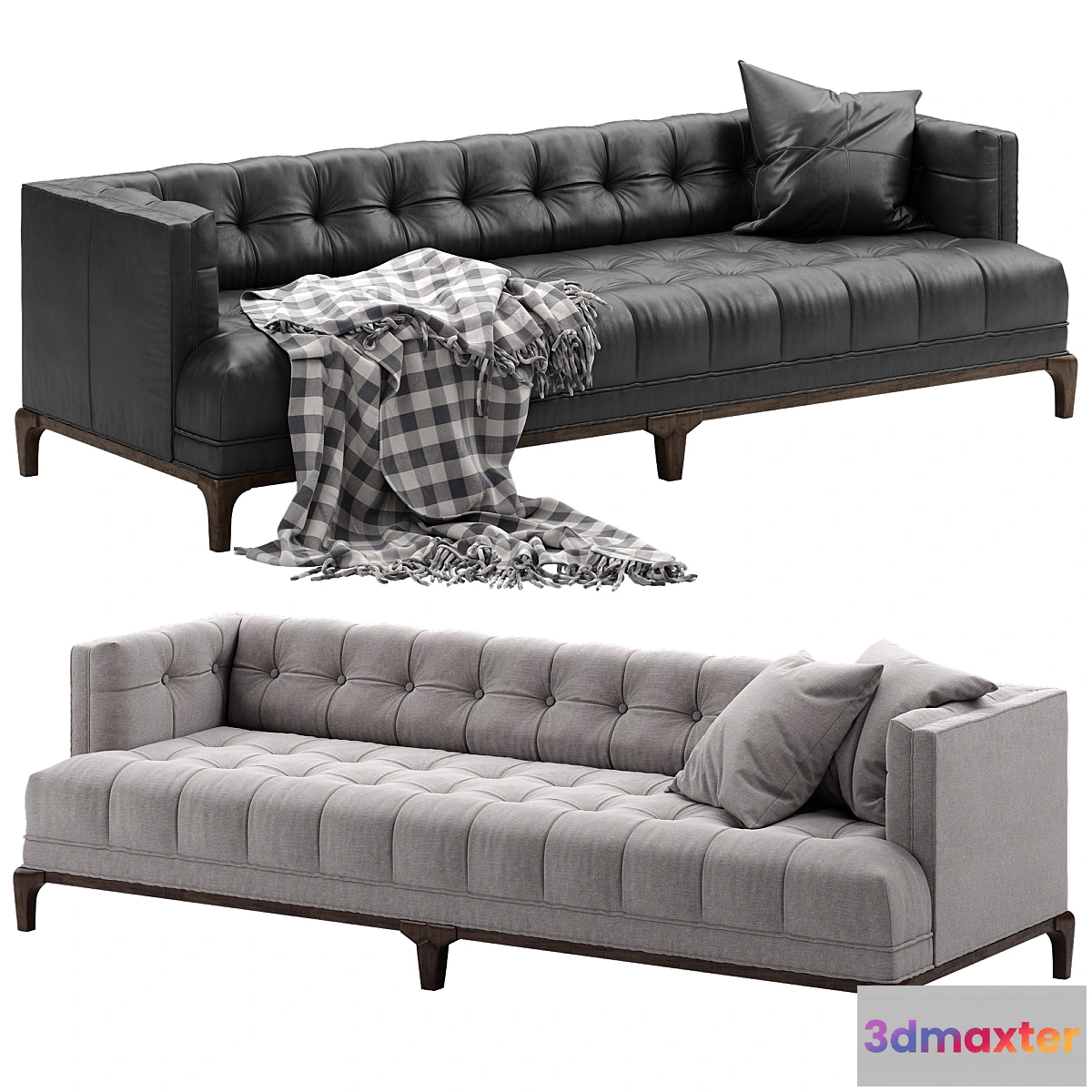 1300445 - Crate and Barrel Dylan sofa 3D Max