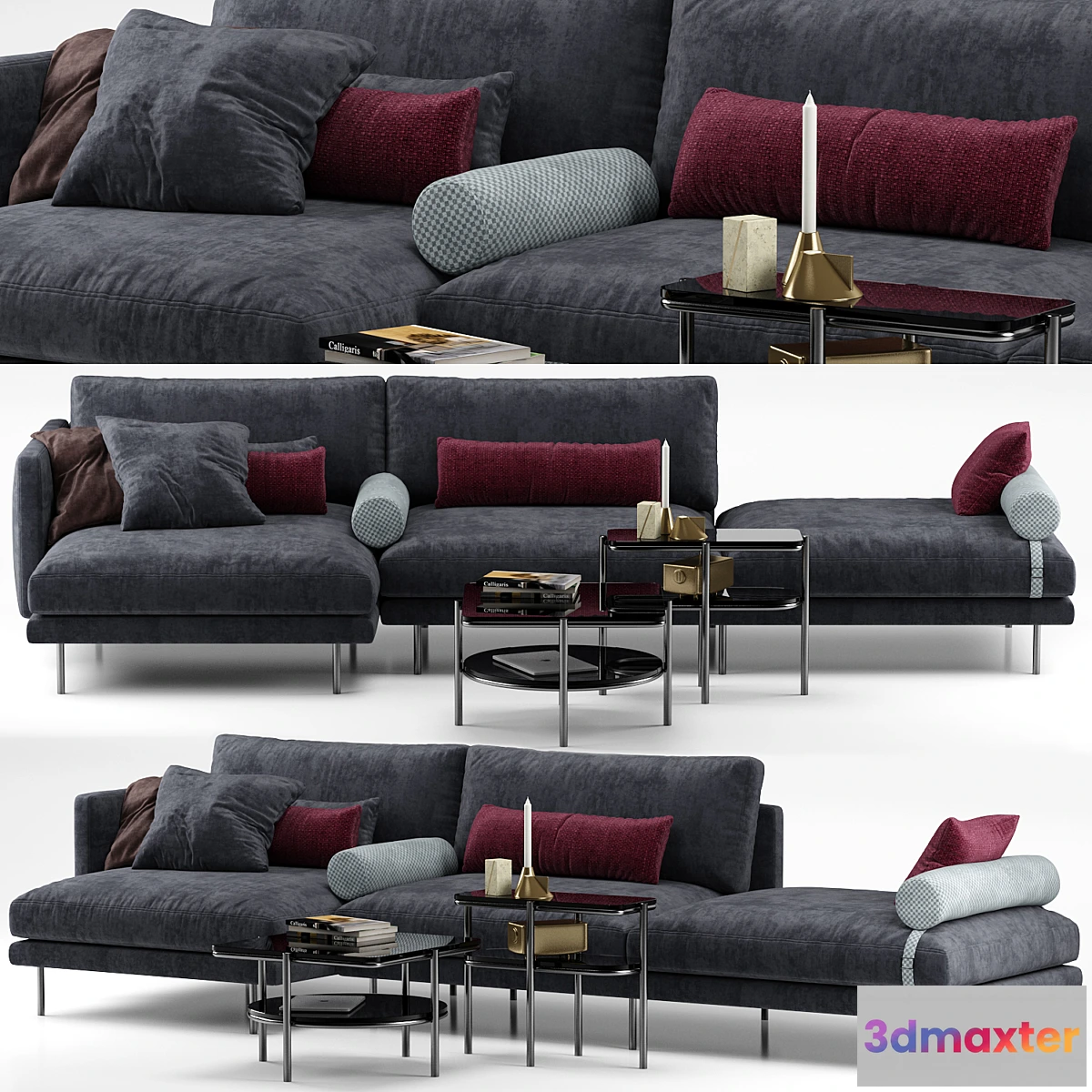 1300465 - Mies sofa - Calligaris 3D Max
