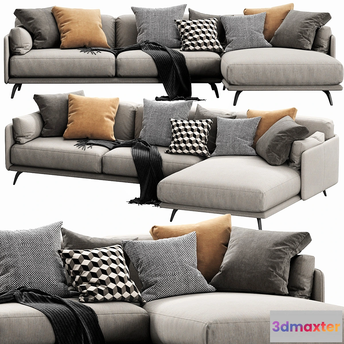 1300754 - Ditre Italia Krisby Chaise Lounge 3D Max