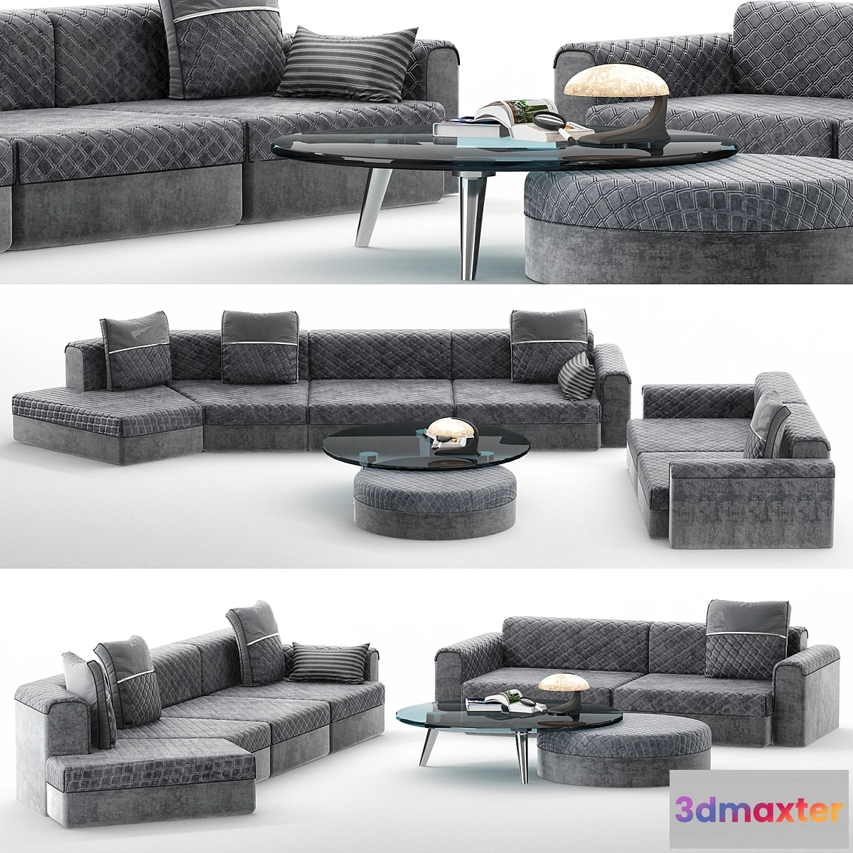 1301115 - Vittoria Frigerio Sofa 3D Max