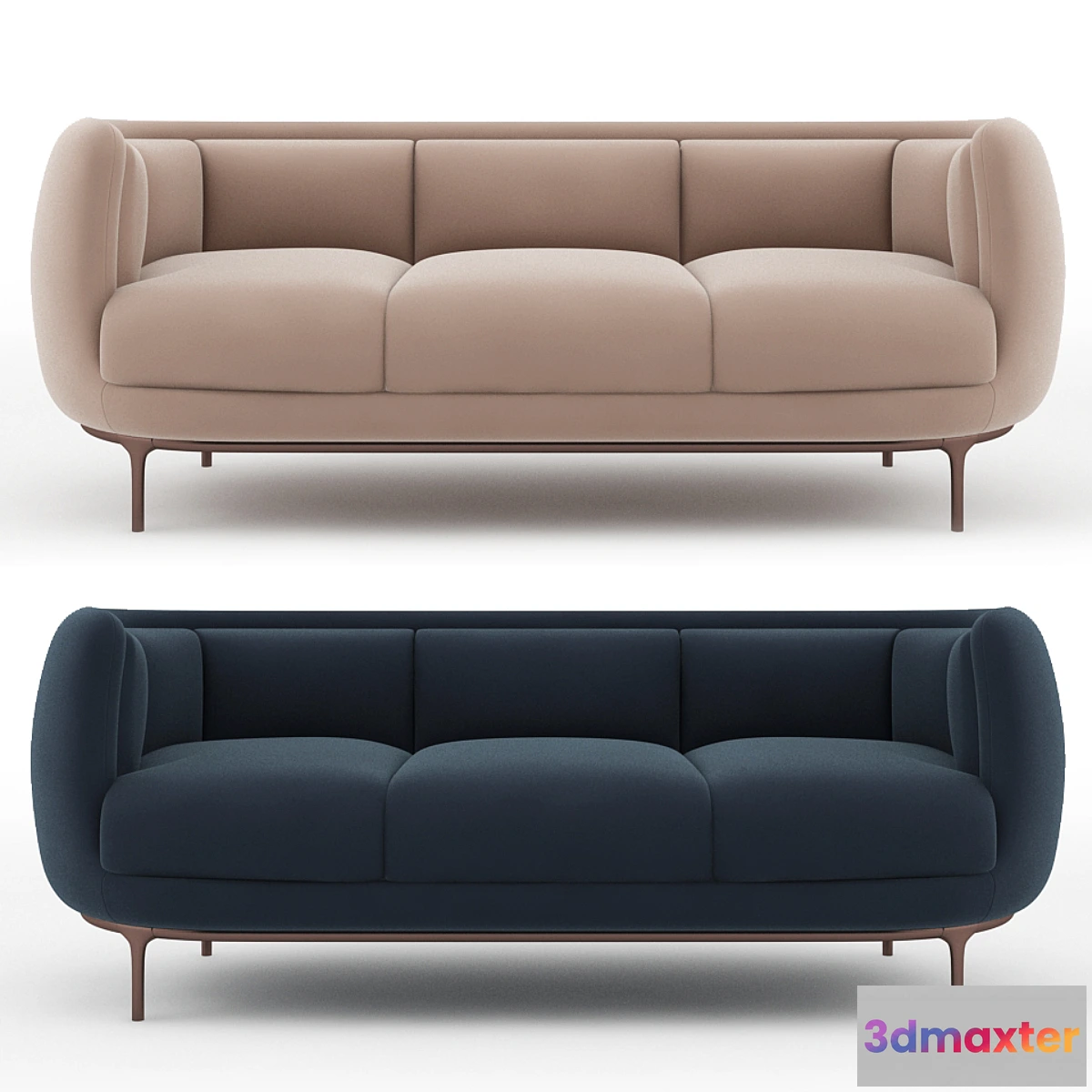 1302136 - Wittmann Vuelta Sofa 3 Seats 3D Max