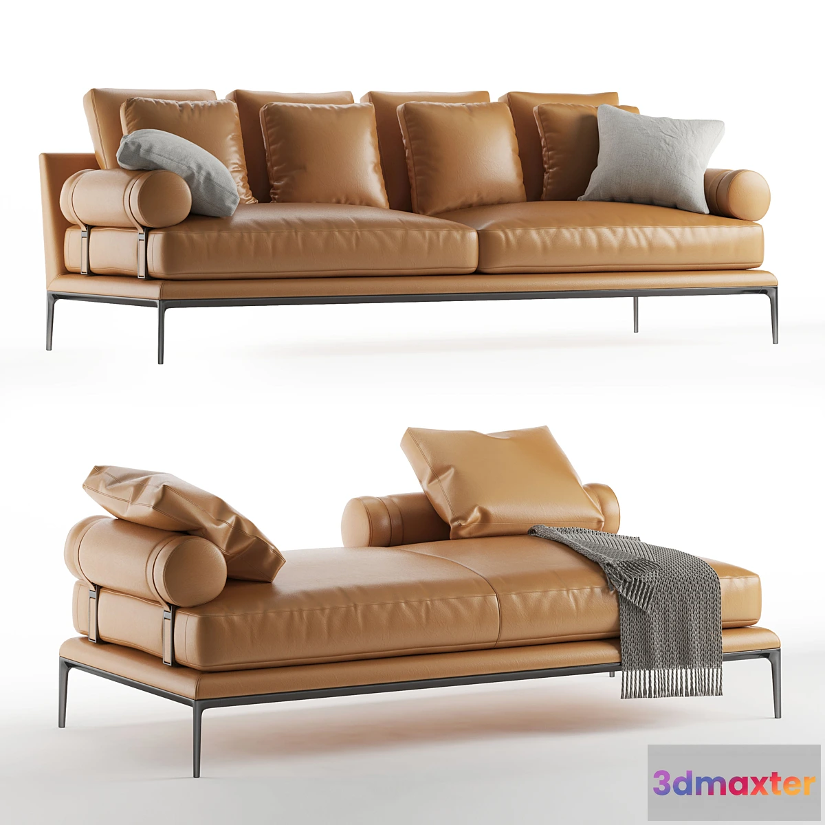1302621 - B & B italia Atoll sofa bench 3D Max