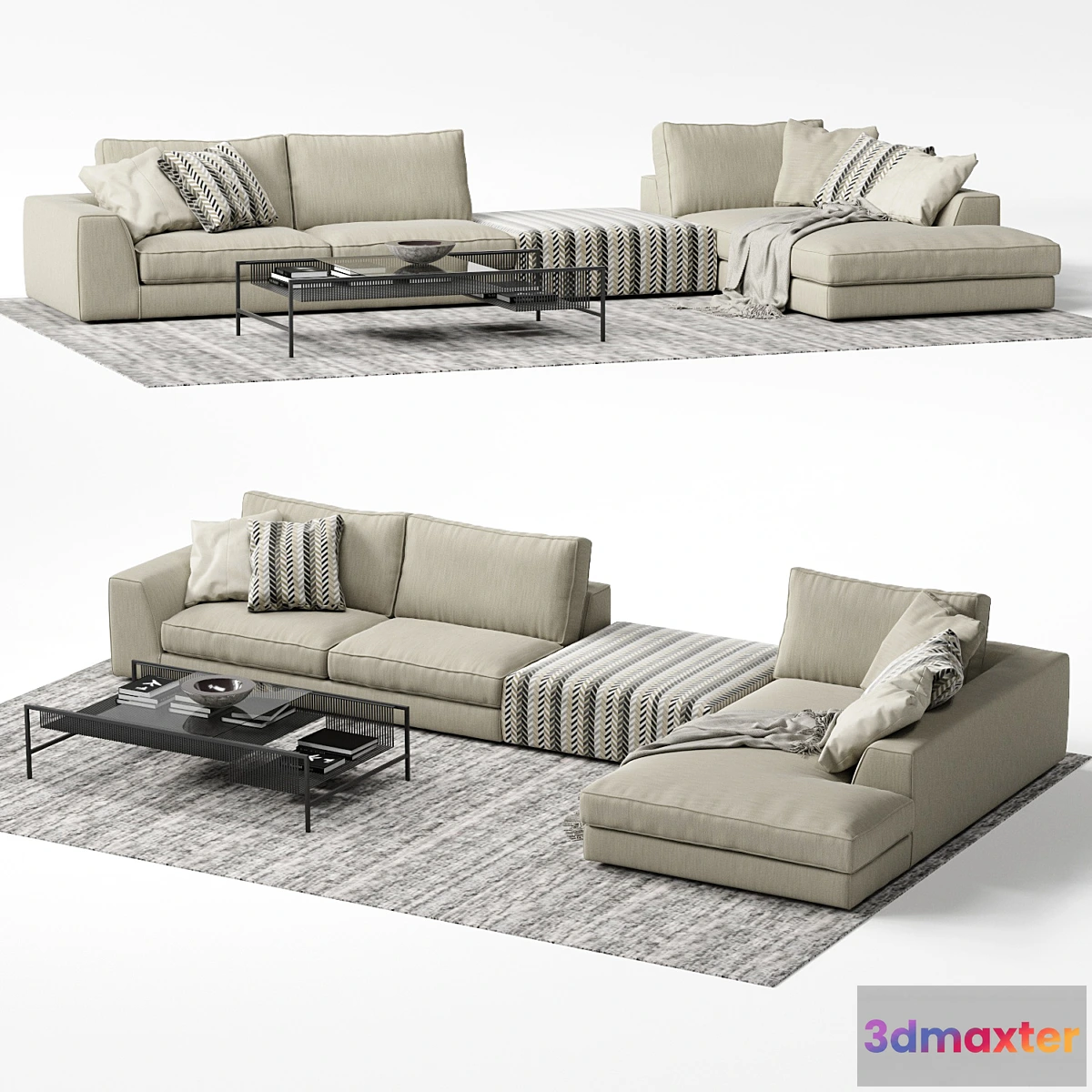 1302655 - Eole 2 sofa 3D Max