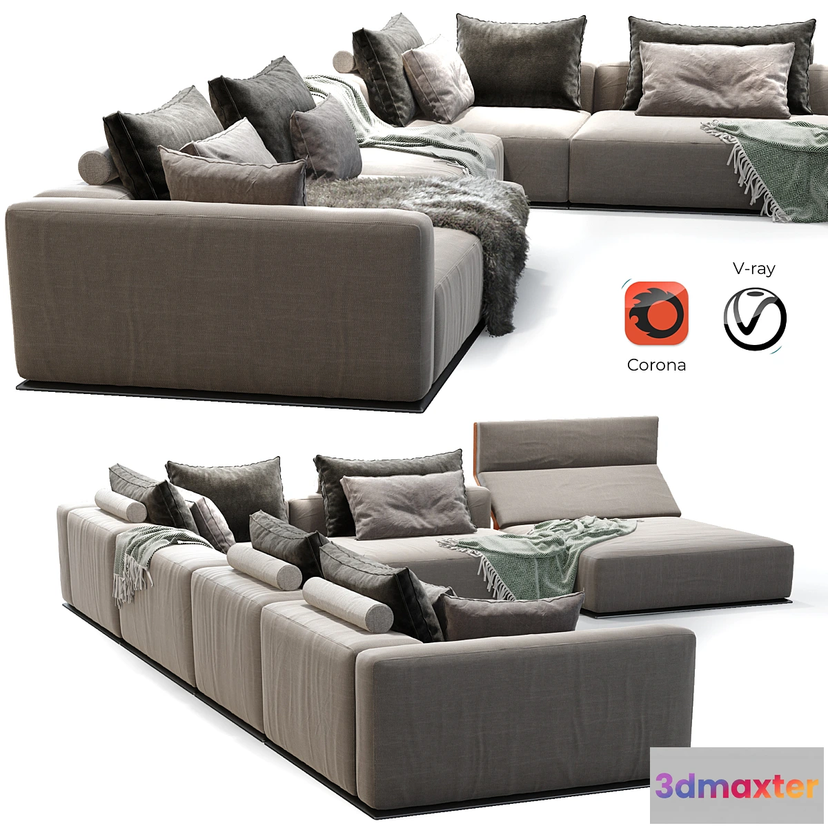 1303973 - Westside Sofa Poliform - No.3 3D Max