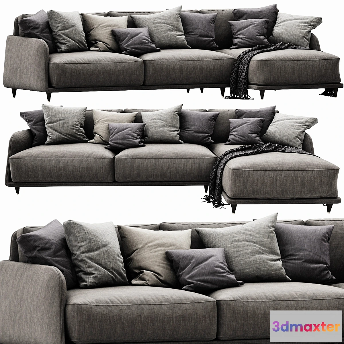 1304324 - Ditre Italia Elliot Chaise Lounge 3D Max