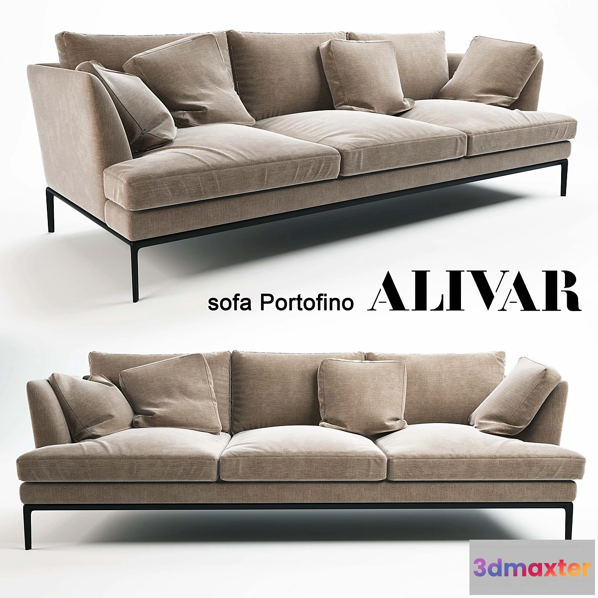 1305161 - ALIVAR sofa Portofino 3D Max