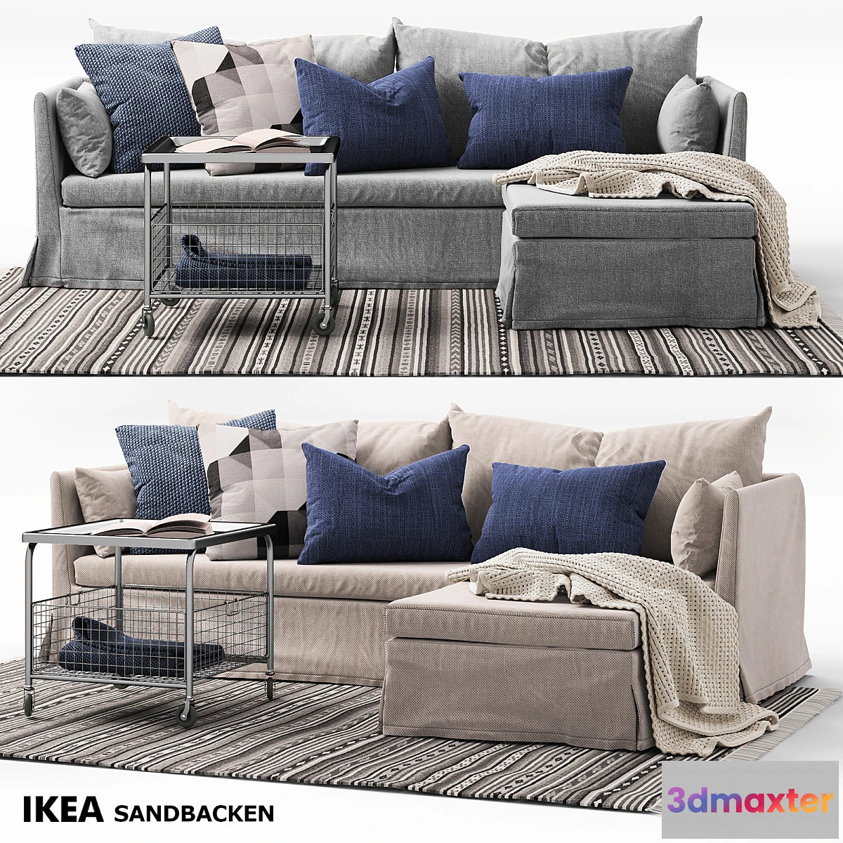 1305766 - SANDBACKEN Ikea _ Ikea 3D Max