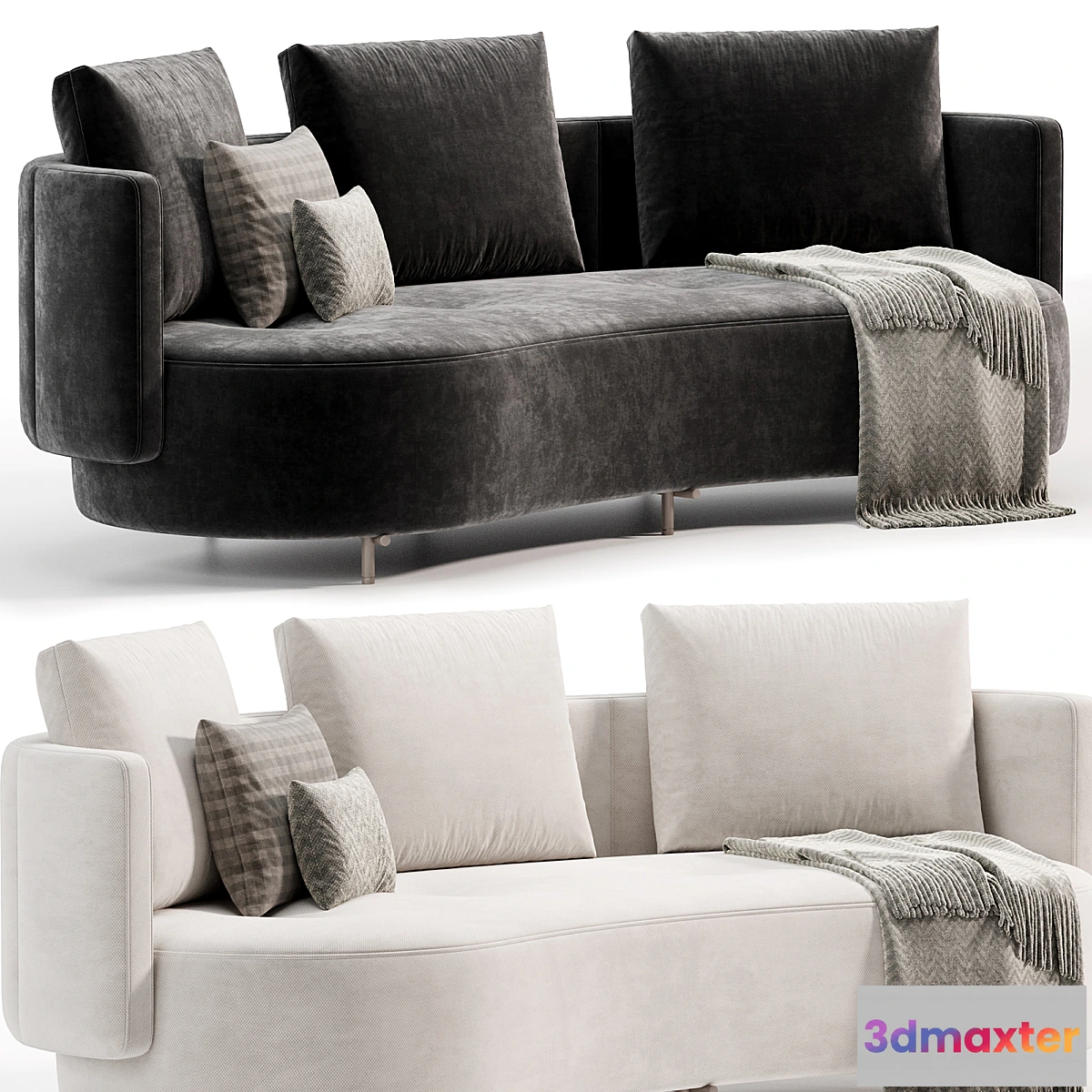 1307041 - TORII BOLD Curved Sofa by Minotti - No.2 3D Max