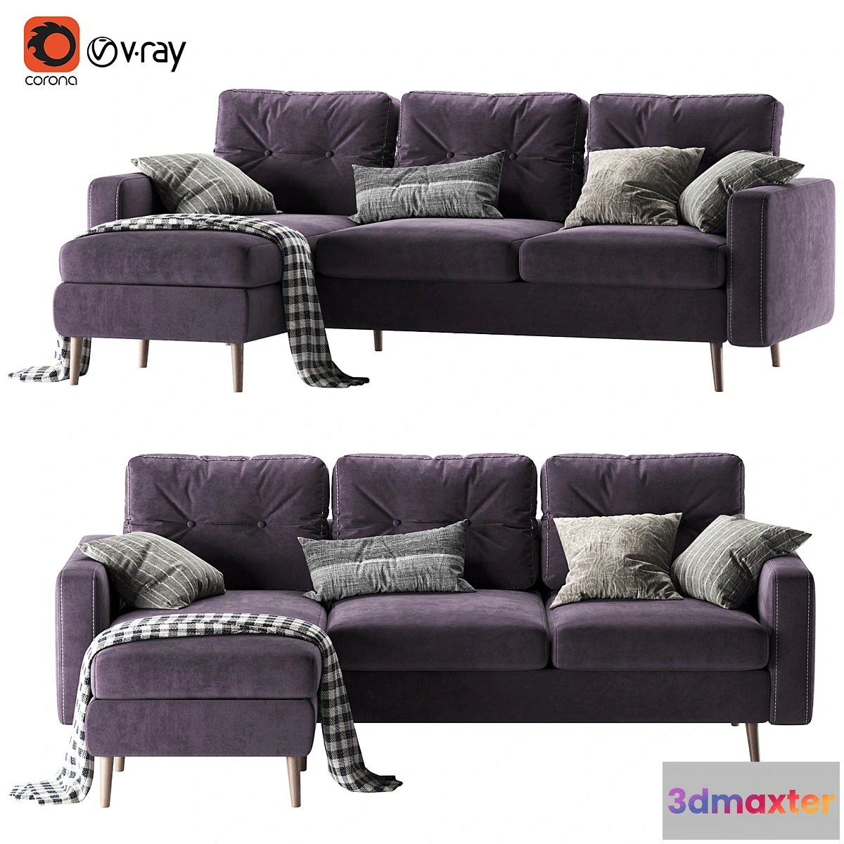 1307284 - Corner sofa Deans Sherst 3D Max