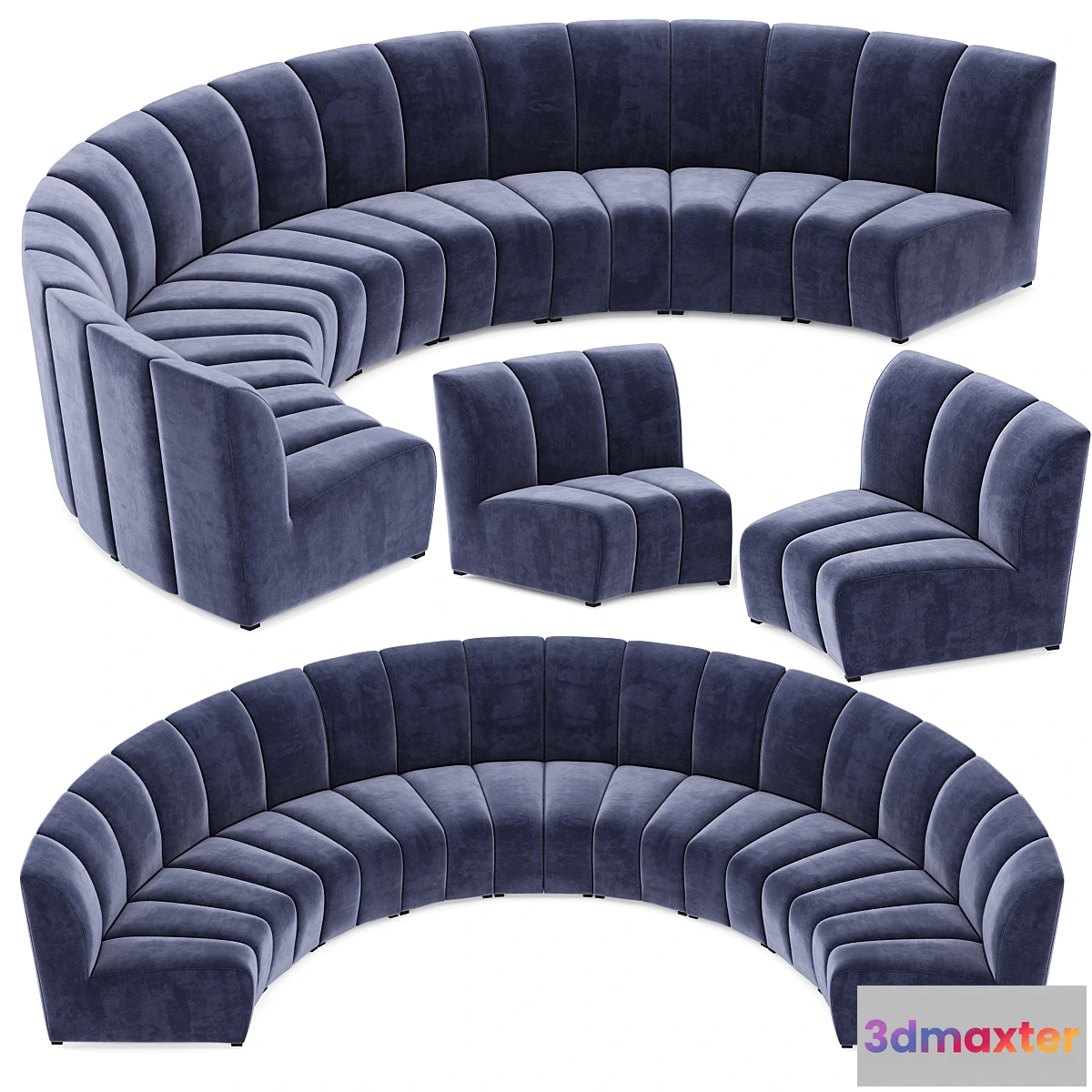 1308486 - Modular sofa lando eichholtz 3D Max