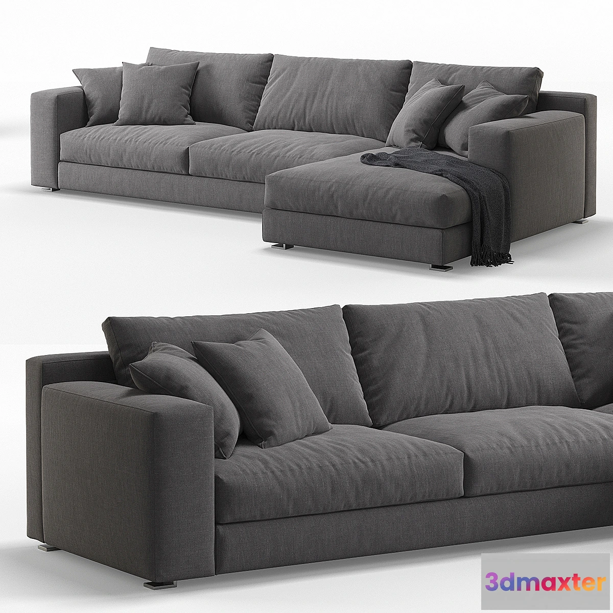 1309118 - Cts Salotti Roger Sofa 3D Max