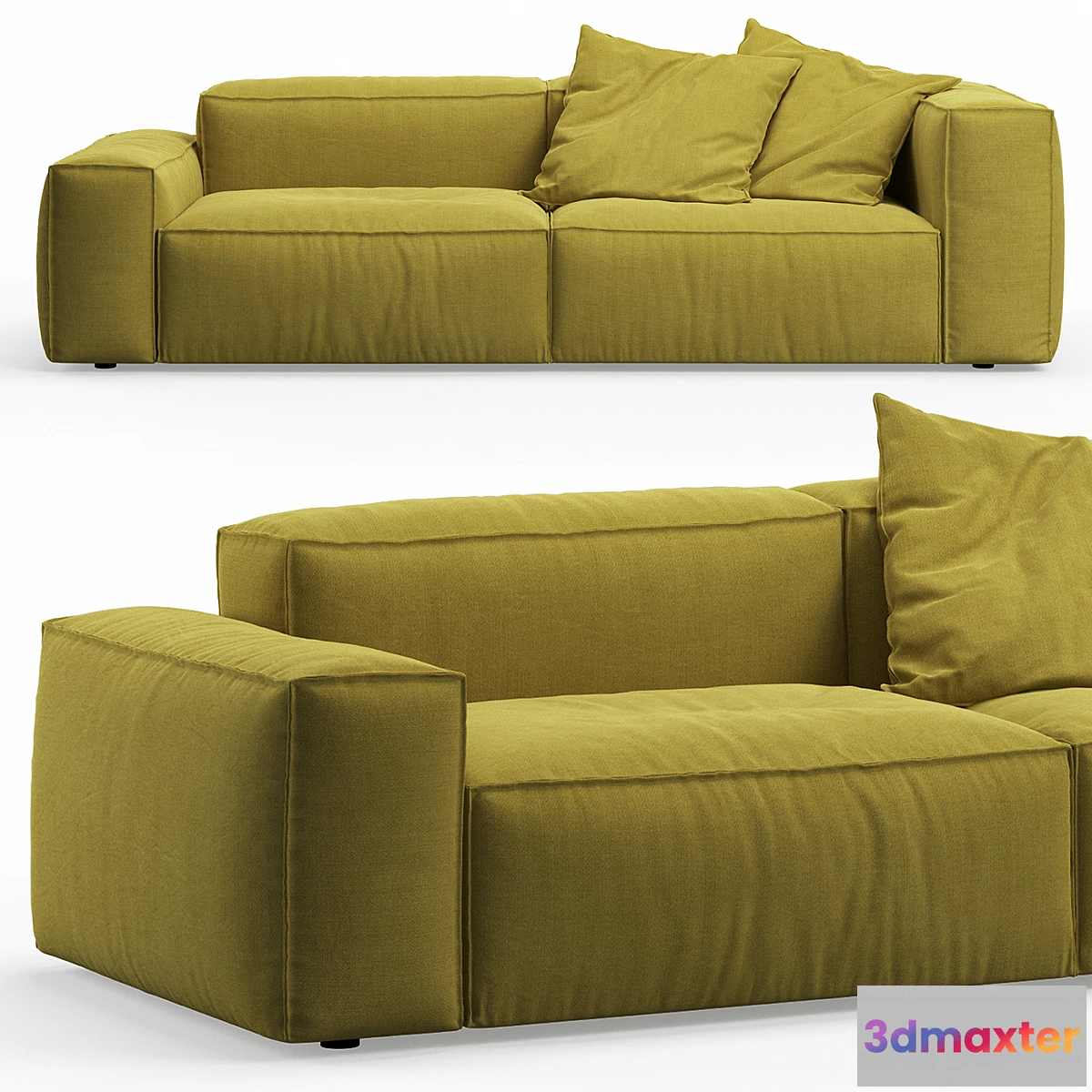 1309366 - NeoWall 2 seat Sofa by Living Divani 3D Max
