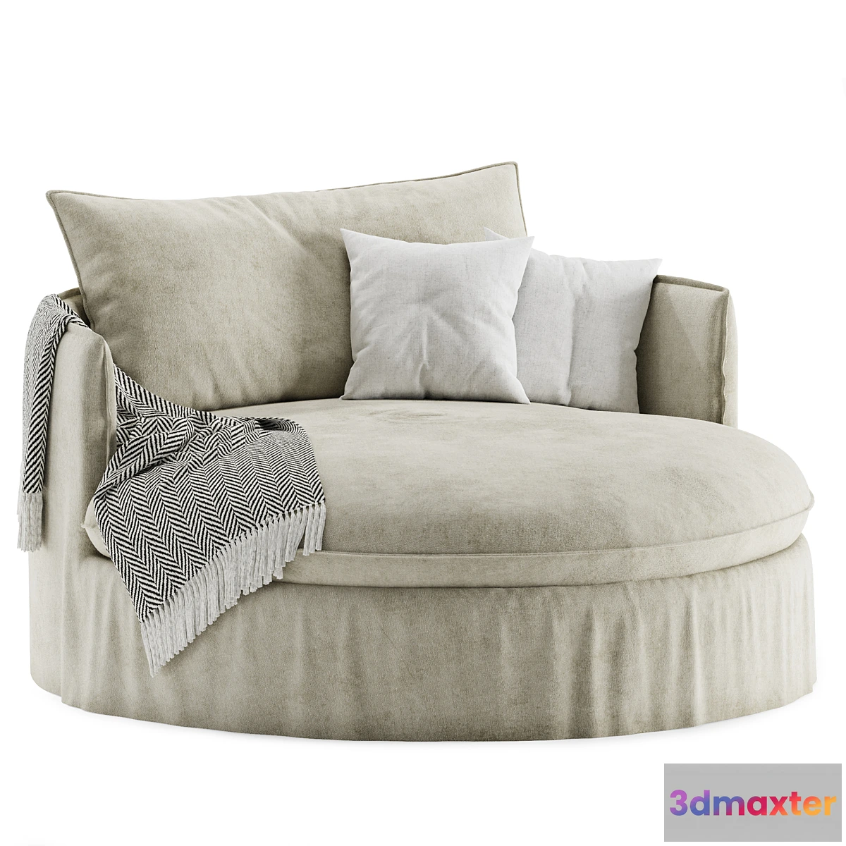 1310896 - Neva Round Daybed 3D Max