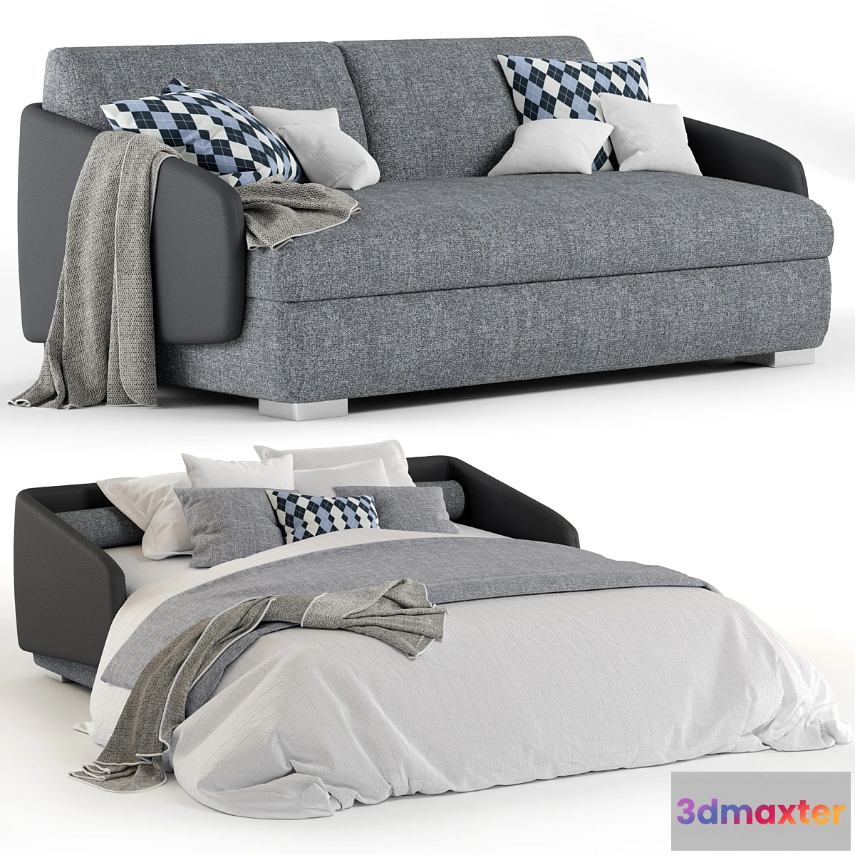 1313173 - Sofa-bed MILANO-Vivien 3D Max